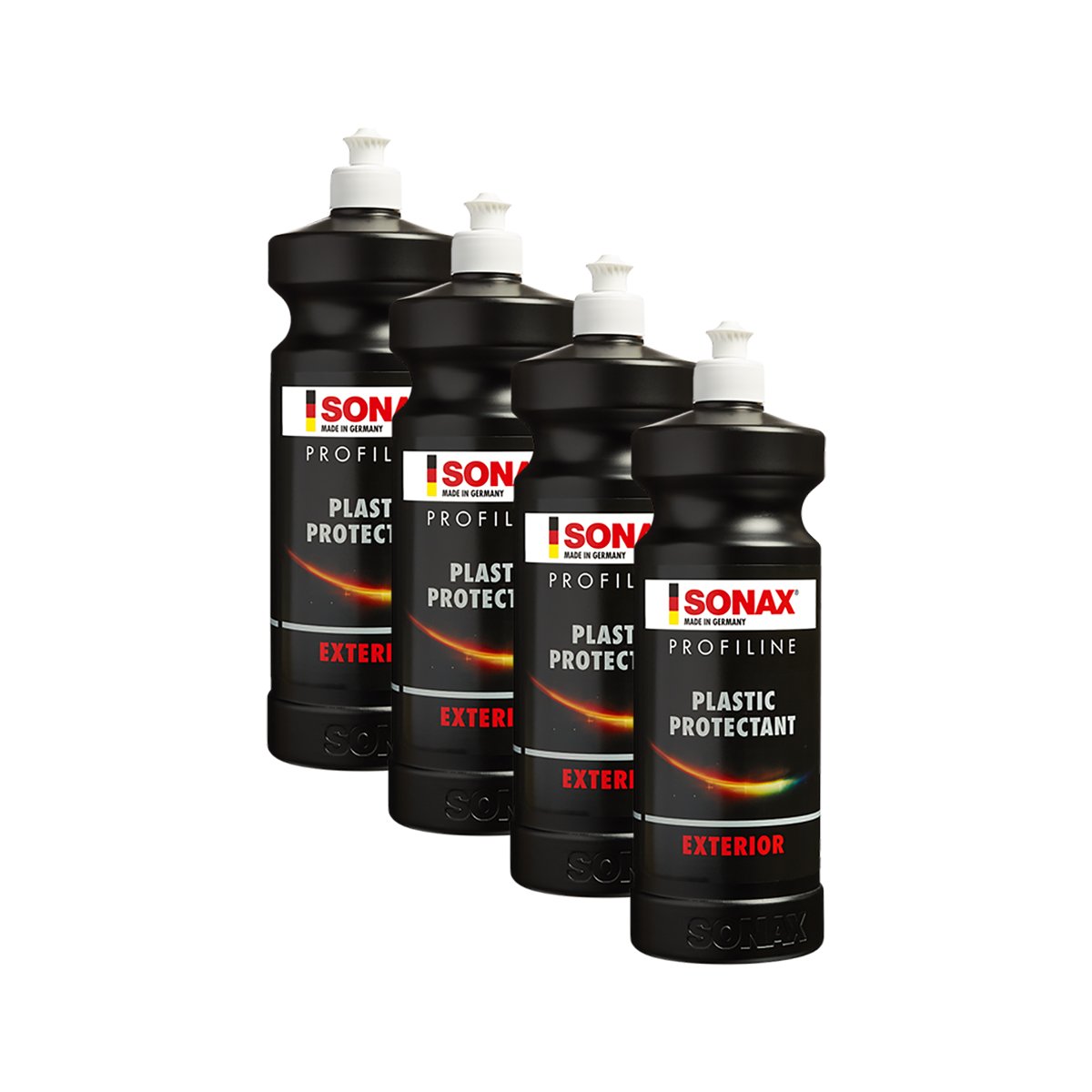 SONAX 4X 02103000 PROFILINE Plastic Protectant Exterior KunststoffPflege 1L von SONAX