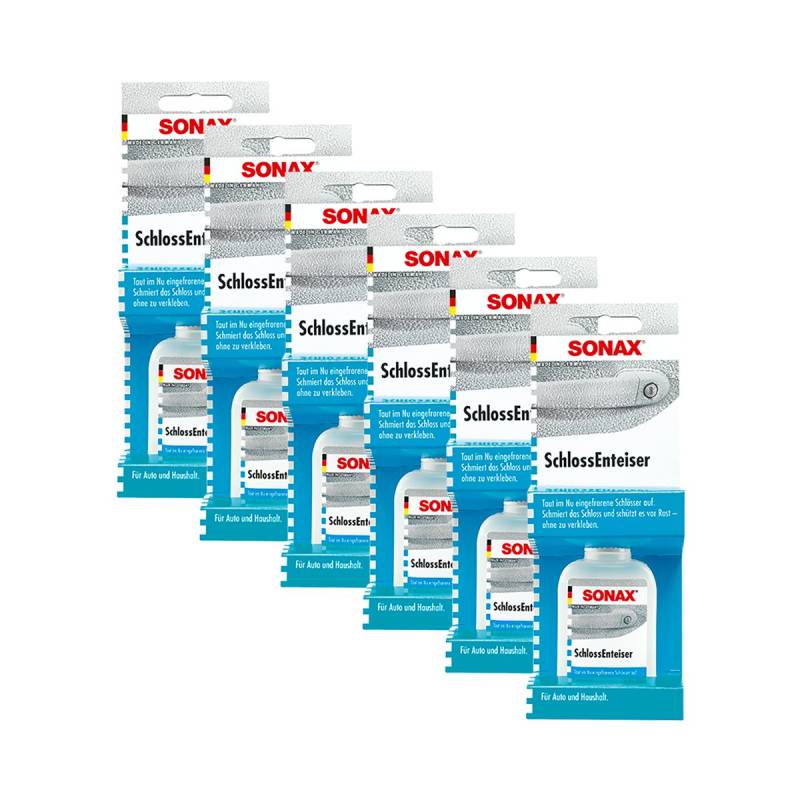 SONAX 6X 03310000 SchlossEnteiser 50 ml von SONAX