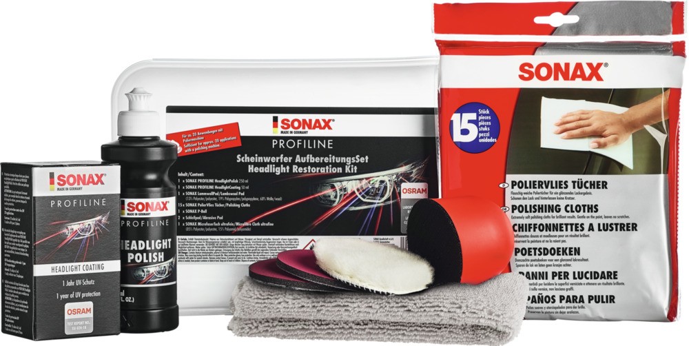 SONAX Aufbereitungs-Set, Scheinwerfer 04057410 von SONAX