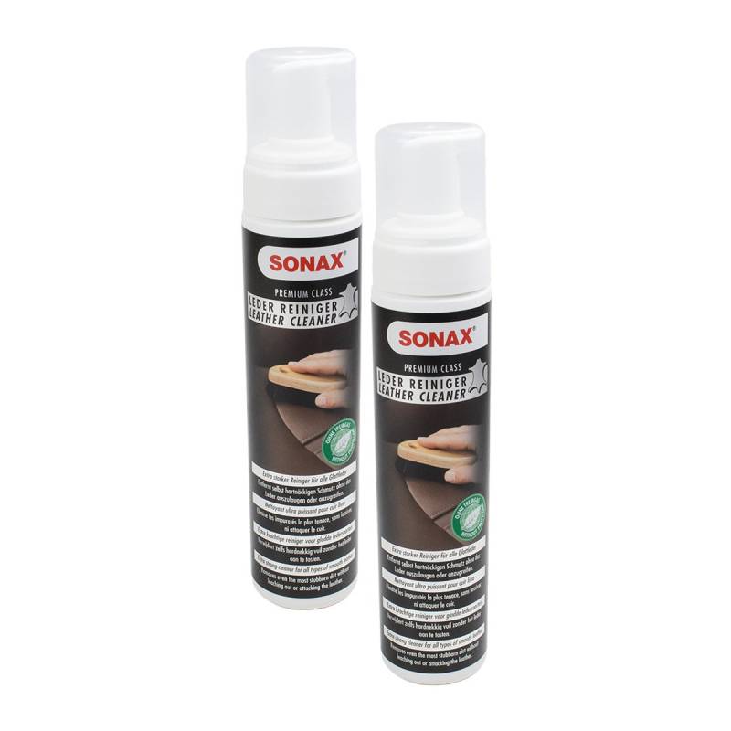 SONAX Lederreiniger Lederpflege Leather Care Premiumclass 250Ml 2X von SONAX