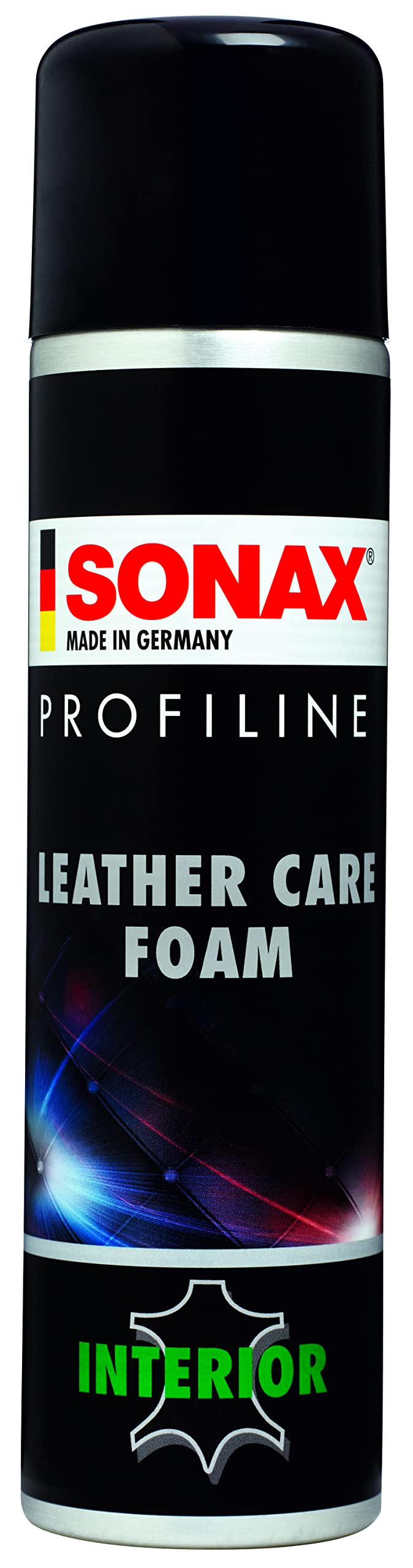 SONAX PROFILINE Leather Care Foam (400 ml) Reinigungs- und Pflegeschaum für Autoinnenausstattungen aus Glattleder und perforiertem Leder | Art.-Nr. 02893000 von SONAX