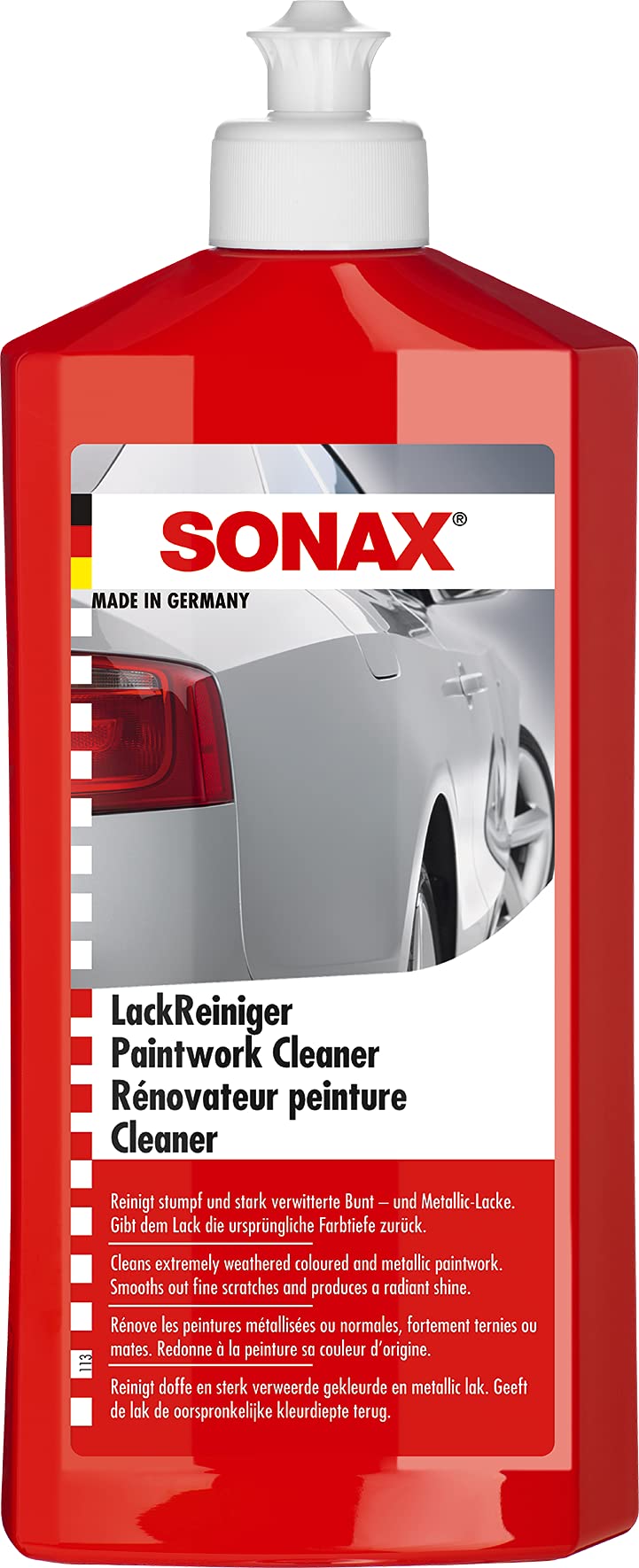 SONAX Rénovateur peinture (500 ml) rénove les peintures métalliesées ou normales, fortement ternies ou mates et redonne sa couleur | Réf: 03022000-810 von SONAX