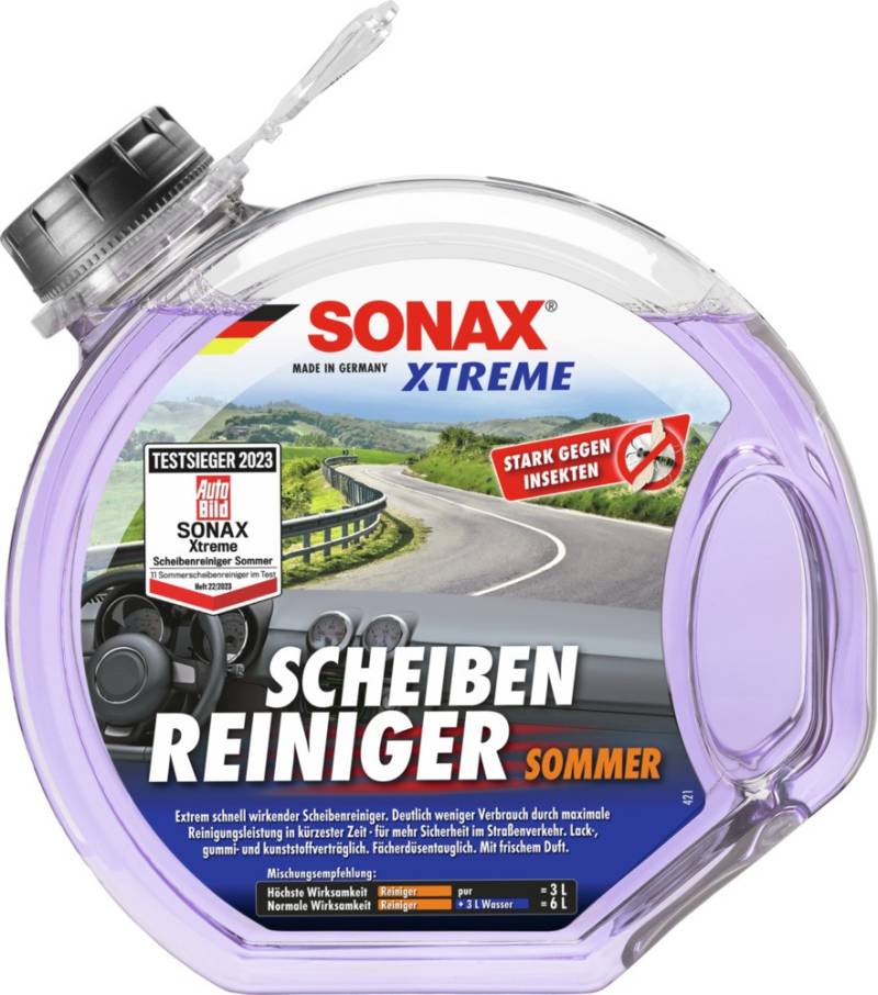 SONAX Scheibenreiniger  02724000 Scheibenwischerflüssigkeit,Scheibenwischwasser von SONAX