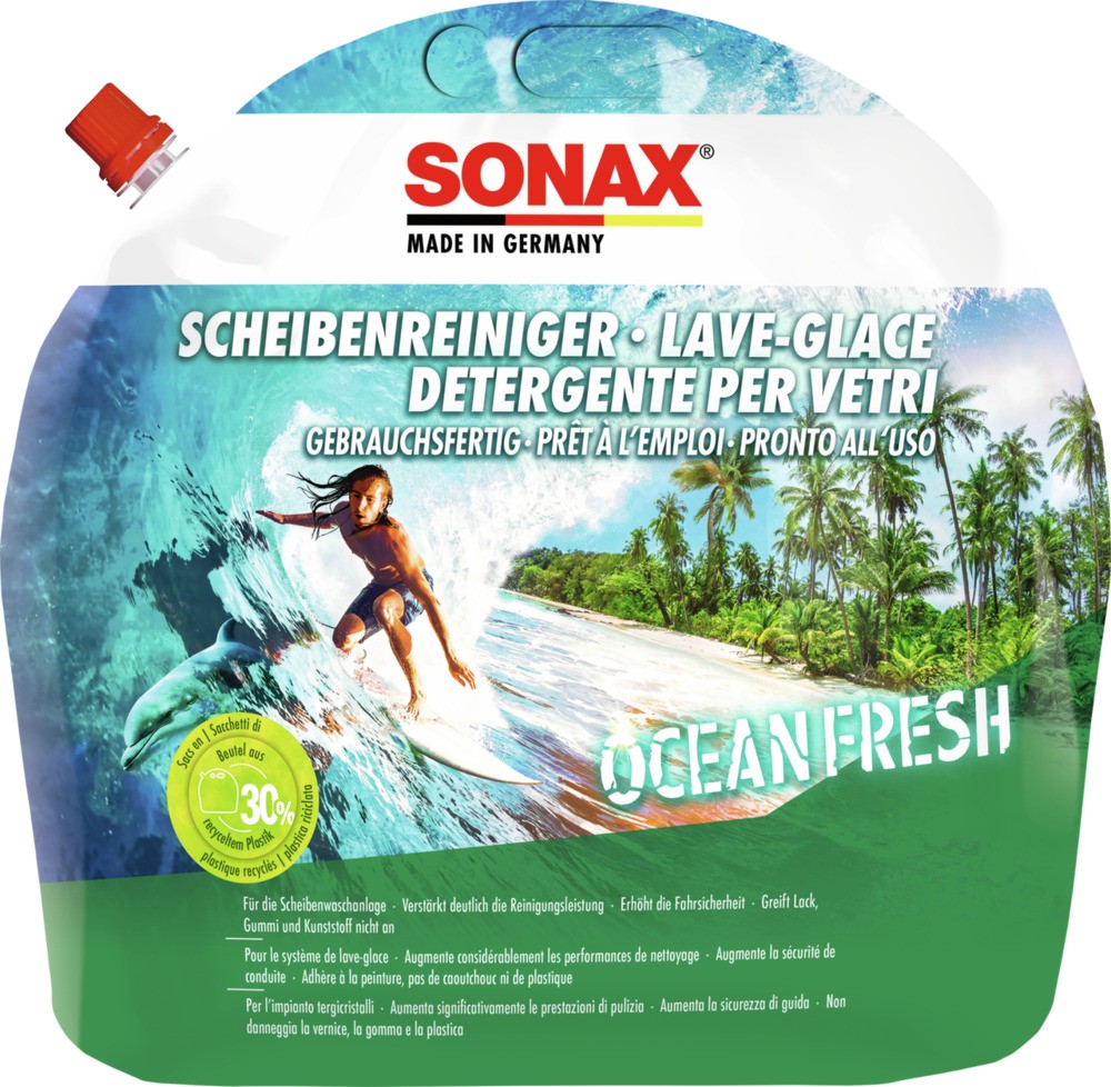 SONAX Scheibenreiniger 03884410 Scheibenwischerflüssigkeit,Scheibenwischwasser von SONAX