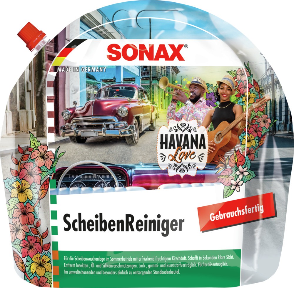 SONAX Scheibenreiniger 03934410 Scheibenwischerflüssigkeit,Scheibenwischwasser von SONAX