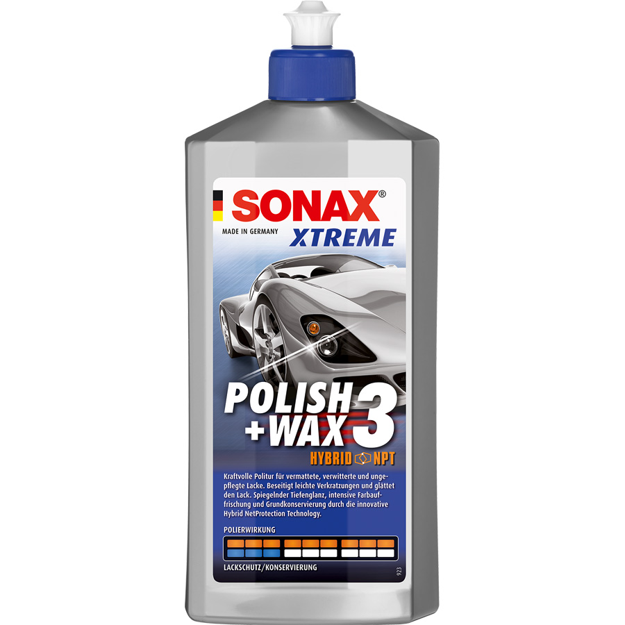 SONAX XTREME Polish+Wax 3 Hybrid NPT, 500 ml von SONAX