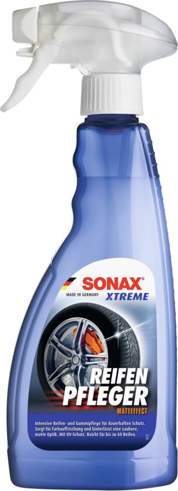 SONAX XTREME ReifenPfleger Matteffect (500 ml) intensive Reifen- und Gummipflege für dauerhaften Schutz | Art-Nr. 02562410, Unbekannt von SONAX