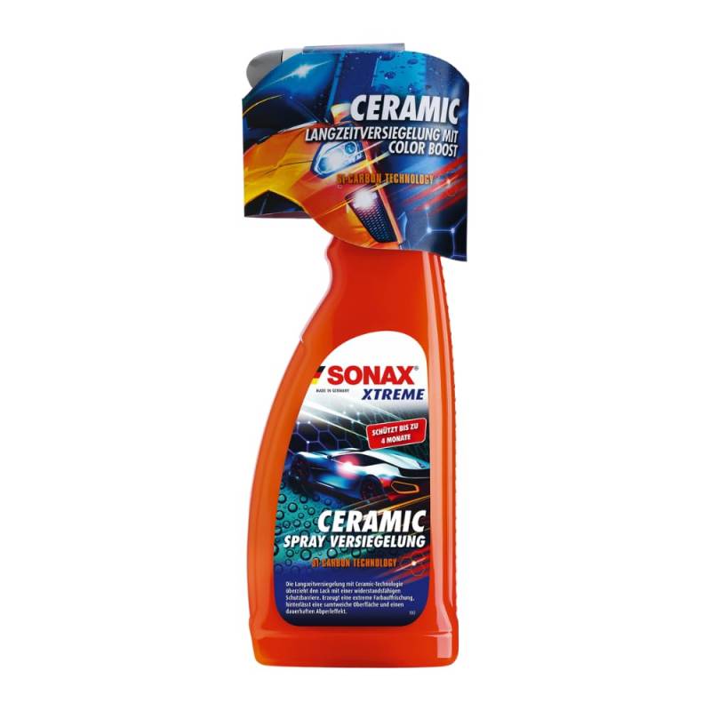 SONAX Xtreme Ceramic Keramikschutzspray (750 ml) frischt die Farben intensiv auf, Macht die Oberfläche weich und glänzend | Referenznummer: 02574000 von SONAX