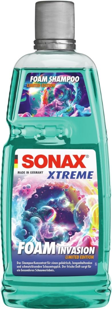 SONAX XTREME FoamInvasion Schaumshampoo Sonderedition (1 Liter) mit kraftvoller Schmutzlösung | Art-Nr. 02483410 von SONAX