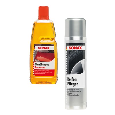 Sonax 1x 400ml ReifenPfleger + 1 L GlanzShampoo von SONAX