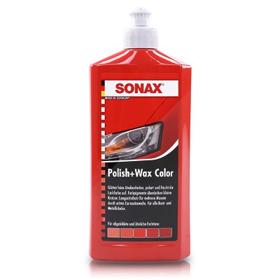 Sonax 1x 500ml Polish & Wax Color rot [Hersteller-Nr. 02964000] von SONAX