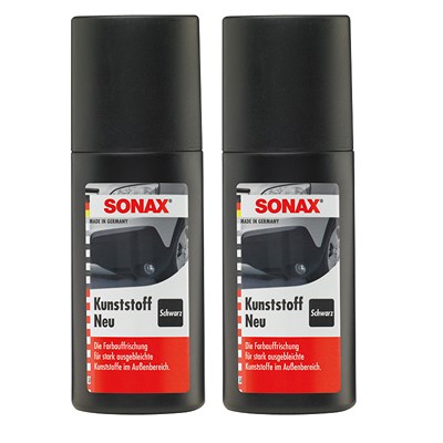 Sonax 2x 100ml Kunststoff Neu Schwarz [Hersteller-Nr. 04091000] von SONAX