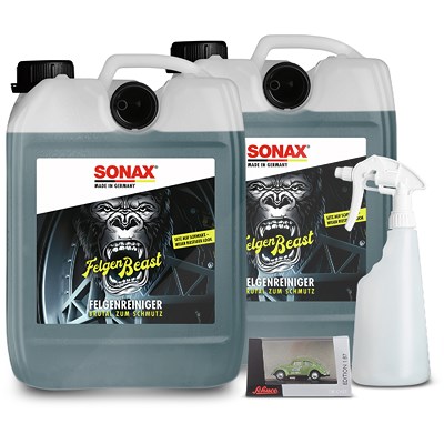 Sonax 2x 5 L FelgenBeast Felgenreiniger+Sprayboy+Modellauto Käfer von SONAX