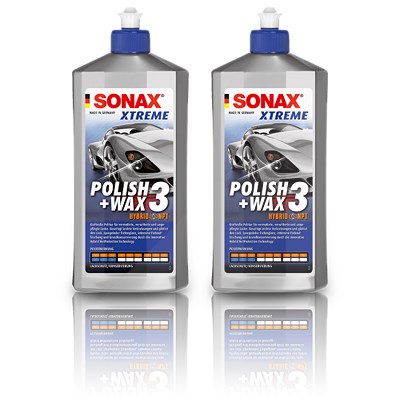 Sonax 2x 500ml XTREME Polish & Wax 3 Hybrid NPT [Hersteller-Nr. 02022000] von SONAX