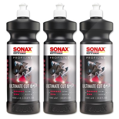 Sonax 3x 1 L Profiline Poliermittel UltimateCut 6+ von SONAX