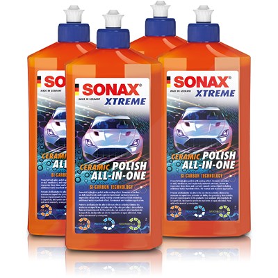 Sonax 4x 500 ml XTREME Ceramic Polish All-in-One von SONAX