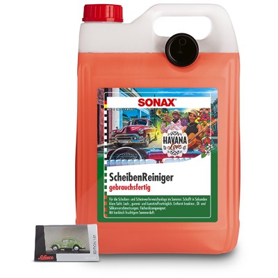 Sonax 5 L ScheibenReiniger gebrauchsfertig Havana Love+Modellauto Käfer von SONAX