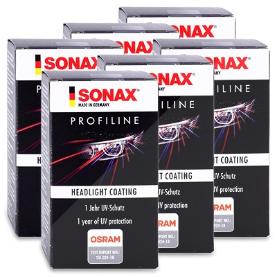 Sonax 6 x 50 ml Profiline HeadlightCoating UV-Schutz von SONAX