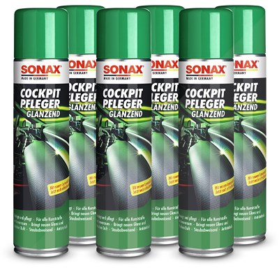 Sonax 6x 400ml CockpitPfleger Lemon-fresh [Hersteller-Nr. 03433000] von SONAX