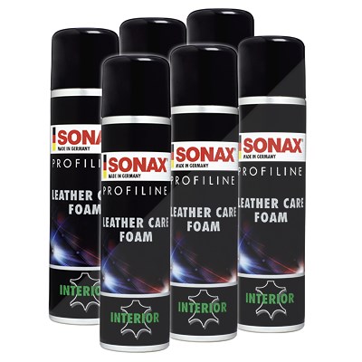 Sonax 6x 400ml PROFILINE Leather Care Foam [Hersteller-Nr. 02893000] von SONAX