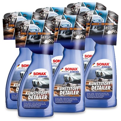 Sonax 6x 500 ml XTREME Kunststoff Detailer Innen + Außen von SONAX