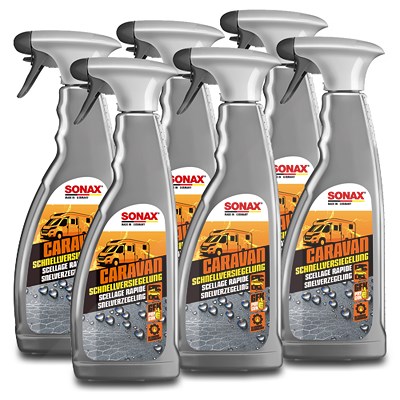 Sonax 6x 750 ml CARAVAN SchnellVersiegelung [Hersteller-Nr. 07574000] von SONAX