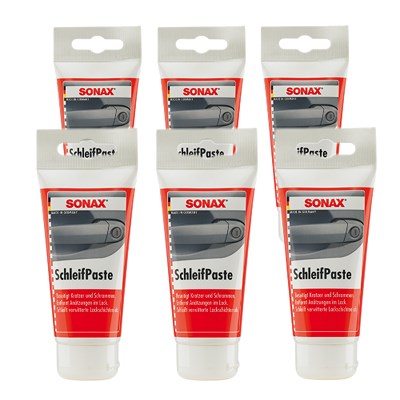 Sonax 6x 75ml SchleifPaste [Hersteller-Nr. 03201000] von SONAX