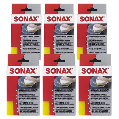 Sonax 6x ApplikationsSchwamm [Hersteller-Nr. 04173000] von SONAX