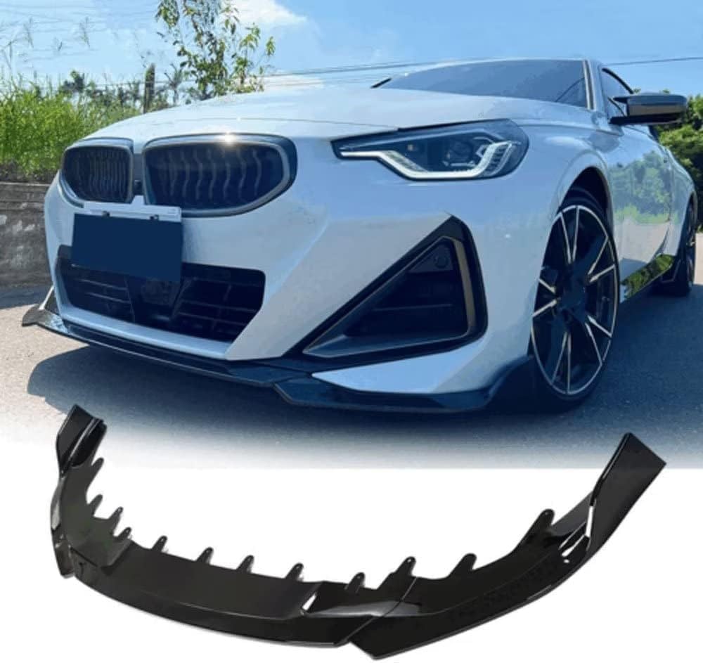 Auto Frontstoßstange Splitter für BMW 2 Series G42 220i M Sport Coupe 2 Door 2021-2023, Front Spoiler Diffusor Körper Schutz, Auto Frontlippe. von SONAXO