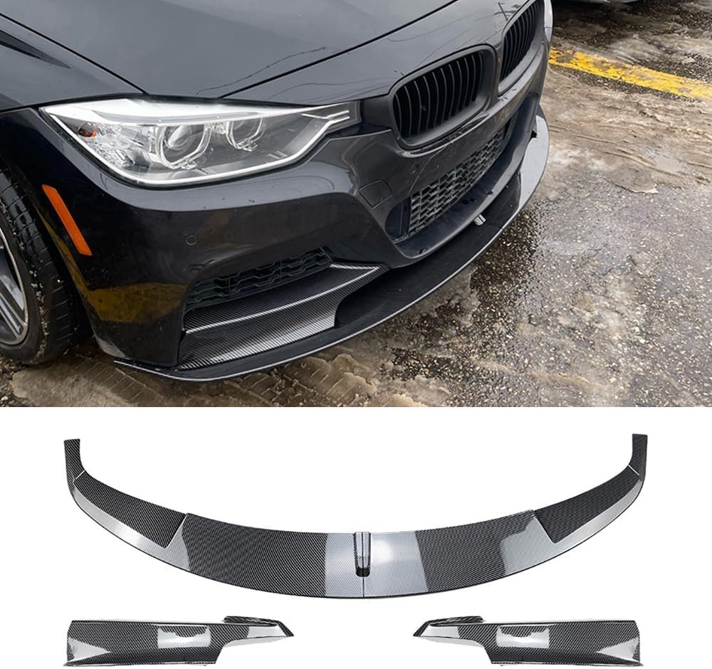 Auto Frontstoßstange Splitter für BMW 3er F30 F31 M-Tech 2013-2019, Front Spoiler Diffusor Körper Schutz, Auto Frontlippe. von SONAXO