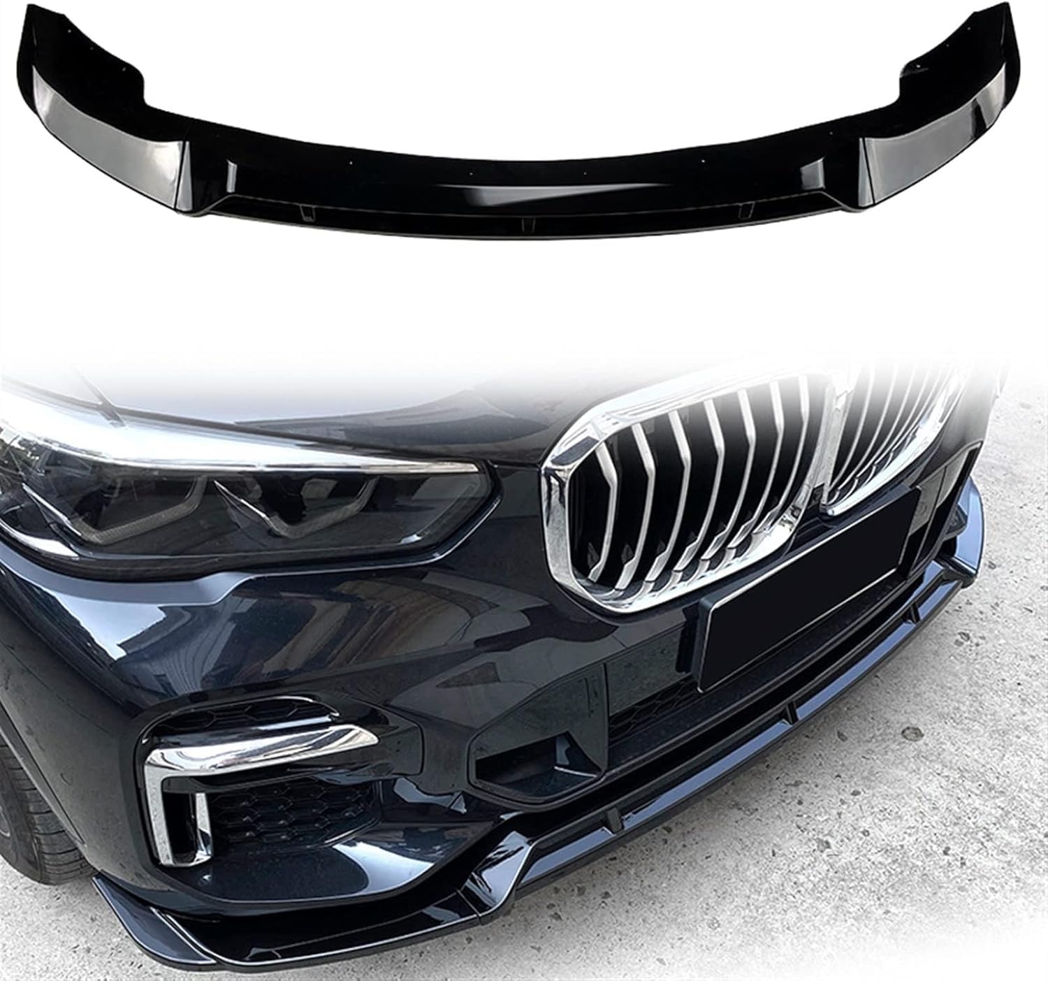 Auto Frontstoßstange Splitter für BMW X5 G05 M Sport 2019 2020 2021 2022, Front Spoiler Diffusor Körper Schutz, Auto Frontlippe. von SONAXO