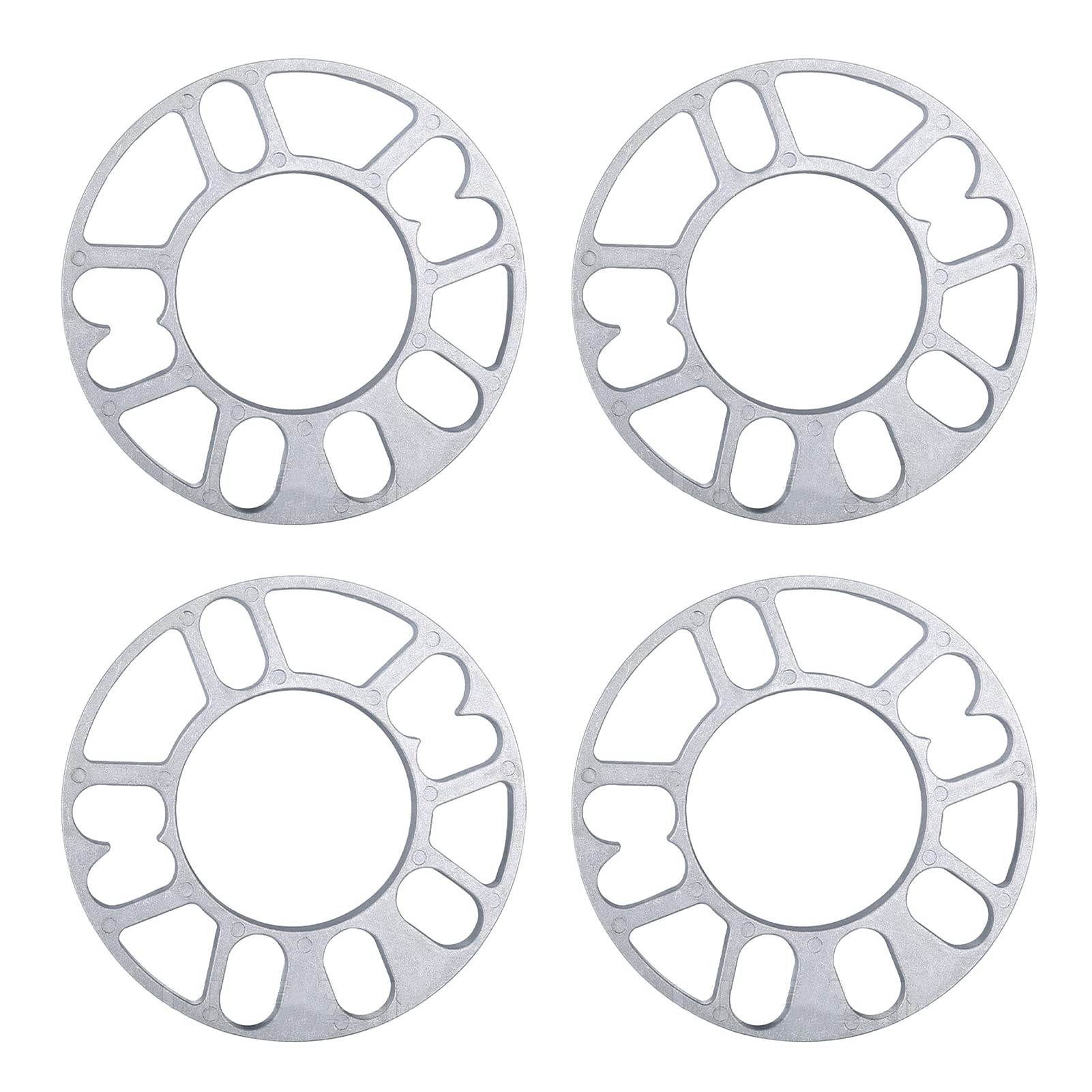 Auto-Rad-Distanzscheiben Kompatibel 4 stücke dichtungen 4 5 latplatte 5mm 8mm 10mm modifizierte aluminiumlegierung spur universal adapter hub auto ET. Radabstandshalter weiteten sich Universal Distanz von SONGGDZ