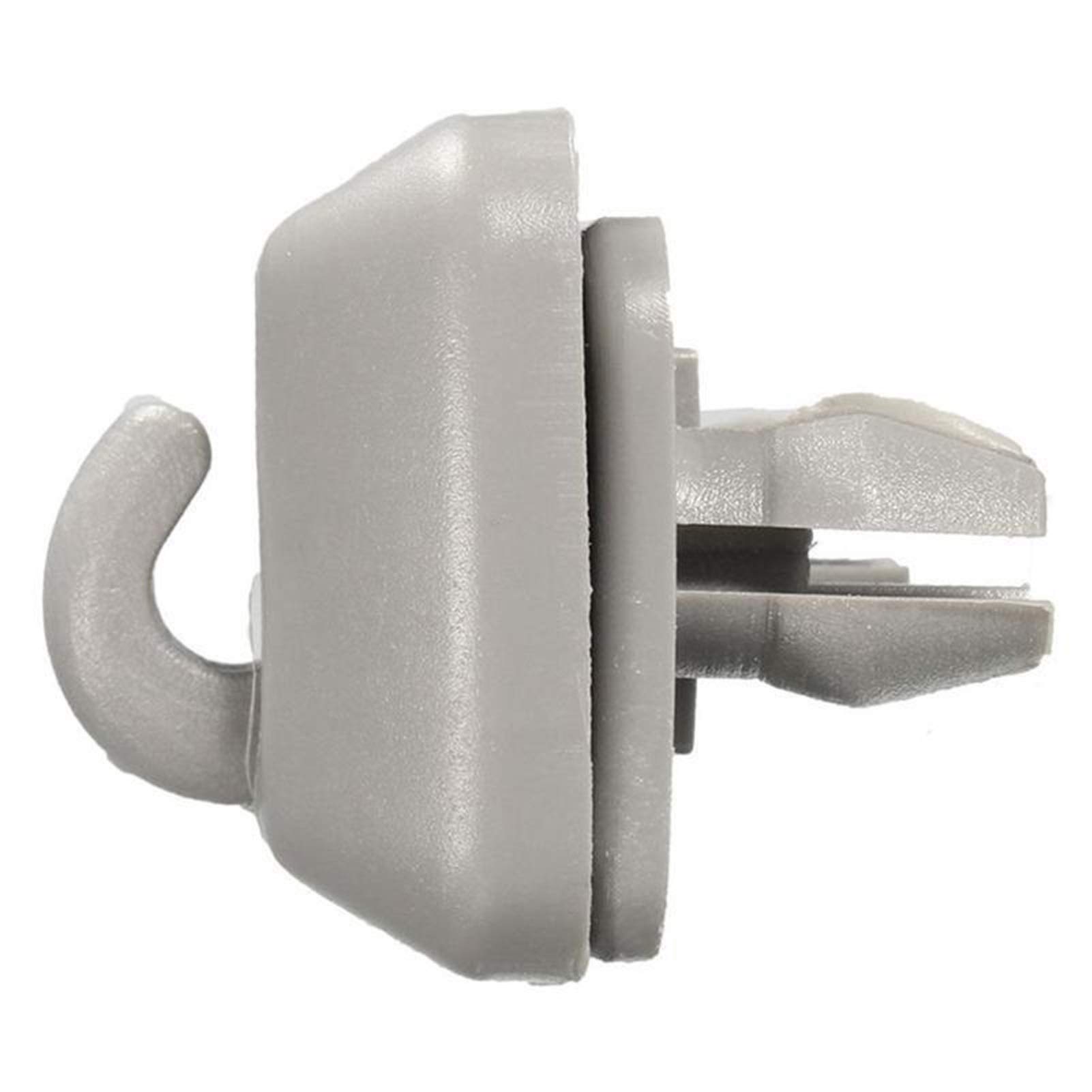 Auto Sonnenblenden-Clip Kompatibel 1 STÜCKE Auto Interieur Sun Visor Hook Clip Passend Passend Passend für A3 A4L A5 Q3 Q5 Grau/Beige Auto Sonnenvisier Clip Haken Halter Fixierclip Visier-Zubehör(Gr von SONGGDZ