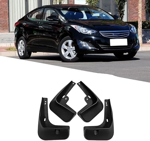 4 Stück Auto Schmutzfänger für Hyundai Elantra 2011-2015, Kotflügel Vorder- und Hinterrad Schutz Spritzwassergeschützte Kotflügel Zubehör von SONGGM