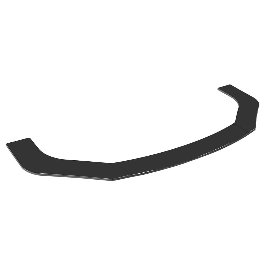 Auto Frontstoßstangen Spoiler Splitter für Audi A8 Saloon D3 5 Seats SWB 2002-2010,Antikollision Frontlippe Frontspoiler,Spoilerlippe Diffusor Zubehör,Round-Black von SONGLULU