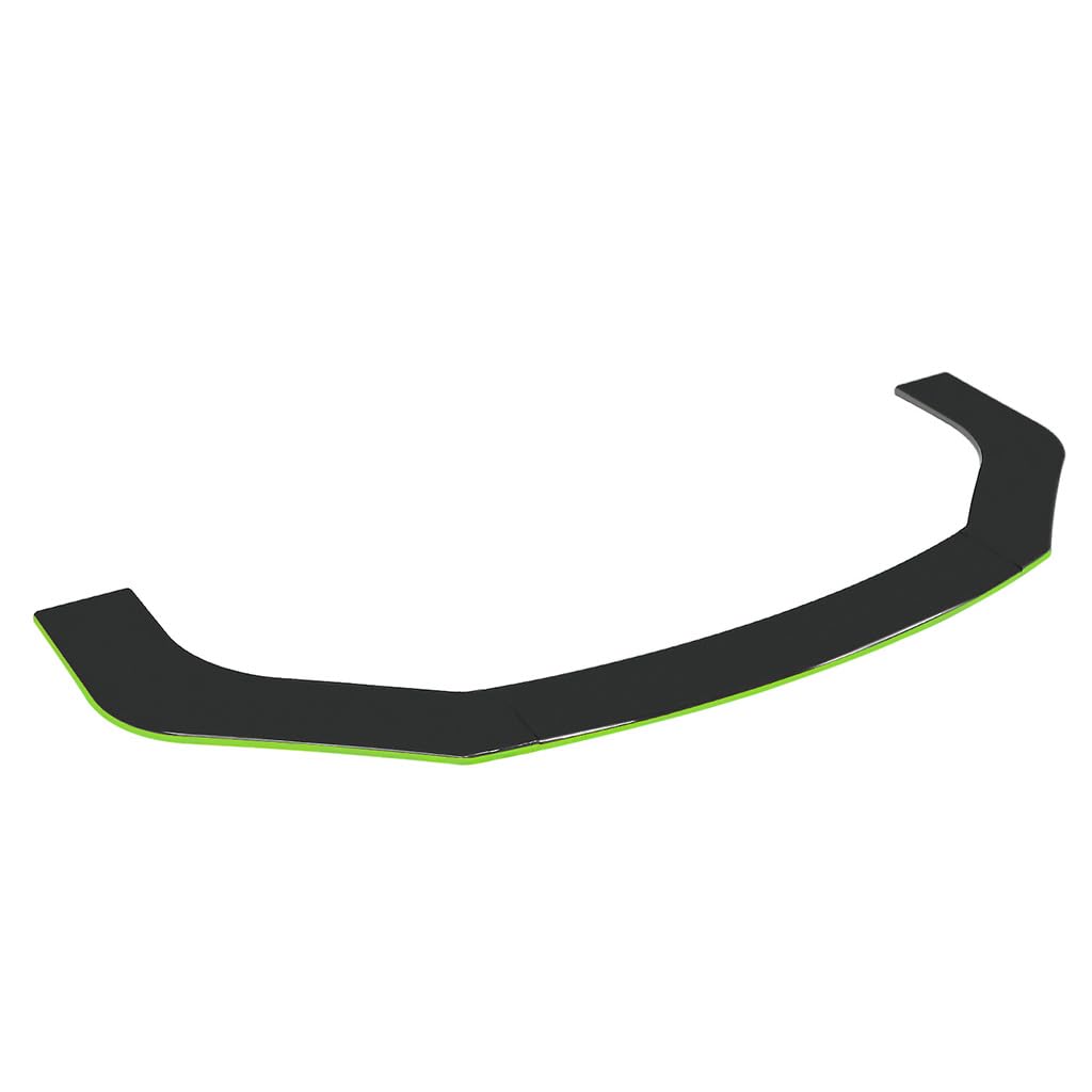 Auto Frontstoßstangen Spoiler Splitter für Porsche 911 Carrera 911 Targa (996),Antikollision Frontlippe Frontspoiler,Spoilerlippe Diffusor Zubehör,Pointed-Black+Green von SONGLULU