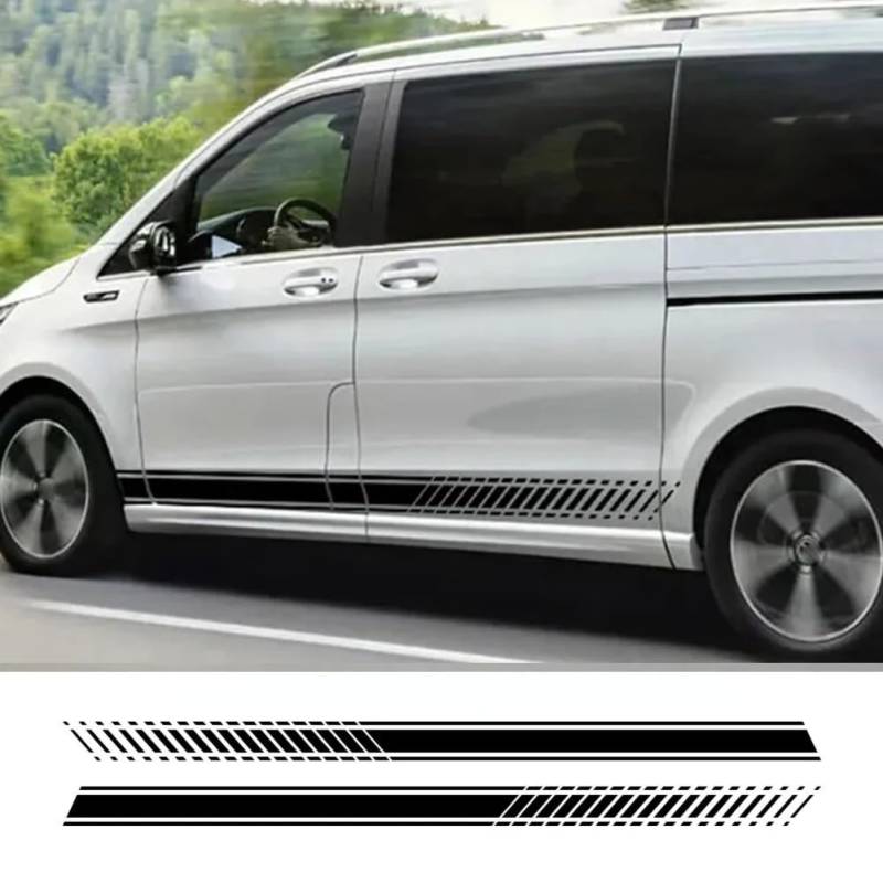 2 STÜCKE Auto Aufkleber, für Mercedes Benz Vito V Klasse Viano W447 V260 W639 W638 Marco Polo Camper Van Tuning Zubehör Vinyl Aufkleber von SONGMIKY