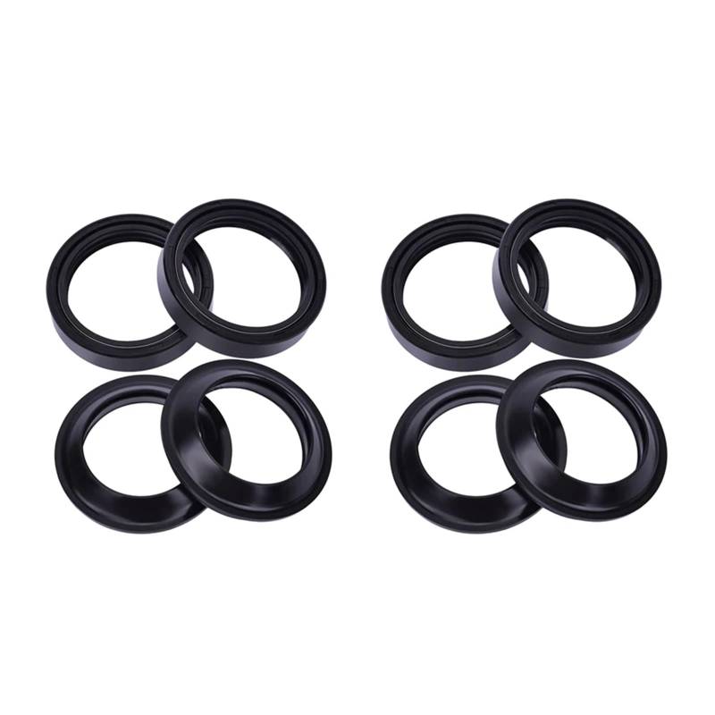 43 * 54 * 11 43x54x1 1 43 54 motorrad Gabel Dämpfer Öl Dichtung und Staub Dichtung for DR-Z250 DR250 DR 250 350 DL1000 GSF1200(4pcs seal 4pc cover) von SONGMIKY