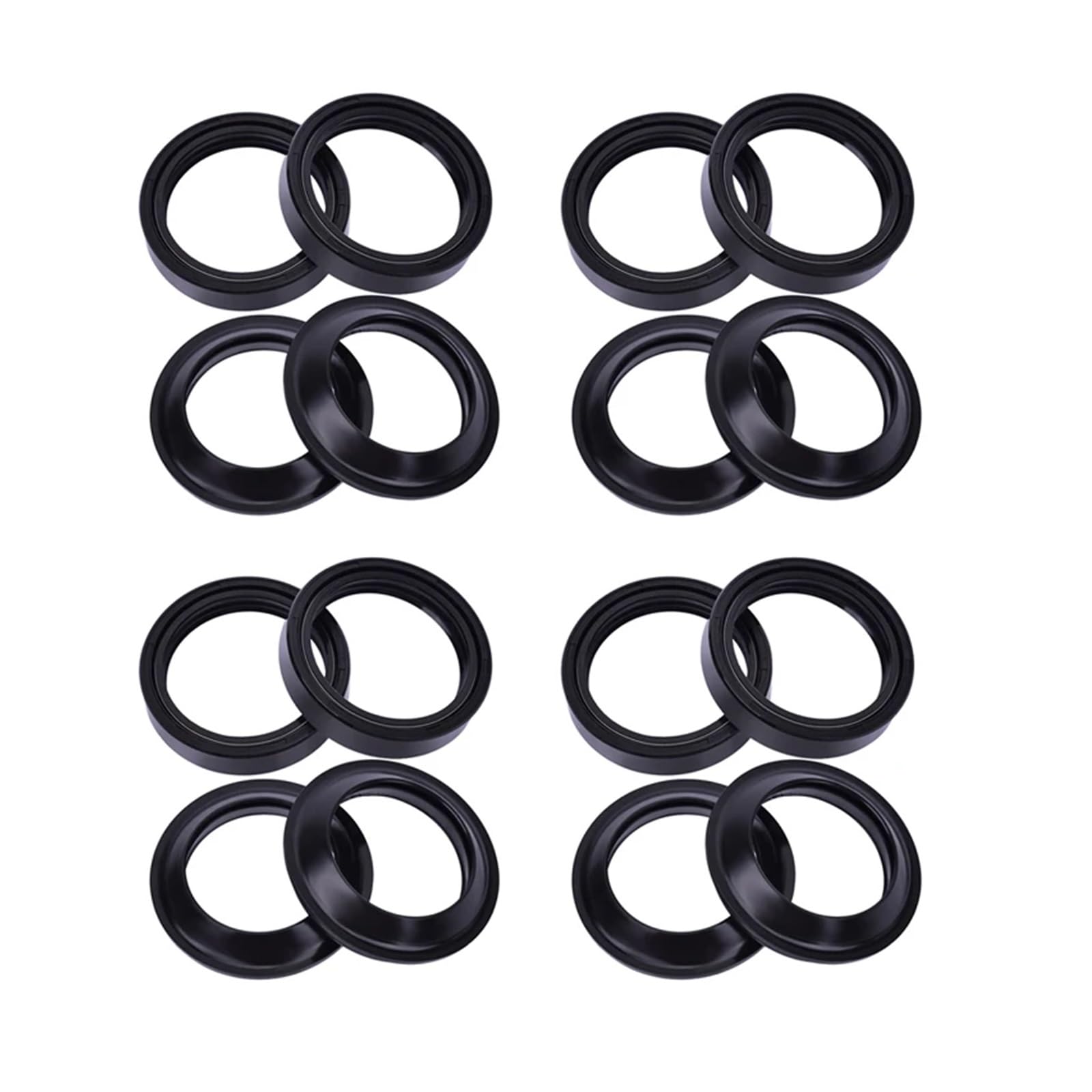 43 * 54 * 11 43x54x1 1 43 54 motorrad Gabel Dämpfer Öl Dichtung und Staub Dichtung for DR-Z250 DR250 DR 250 350 DL1000 GSF1200(8pcs seal 8pc cover) von SONGMIKY