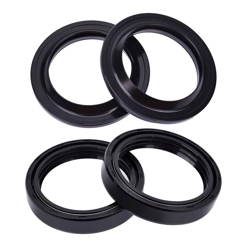 Motorrad 45 * 57 * 11 Gabel Dämpfer Shock Staub Abdeckung Öl Dichtung for CBR600RR 2003 2004 CBR900R CBR900RR CBR 600 RR 900 R 900RR(4pcs seal 4pc cover) von SONGMIKY