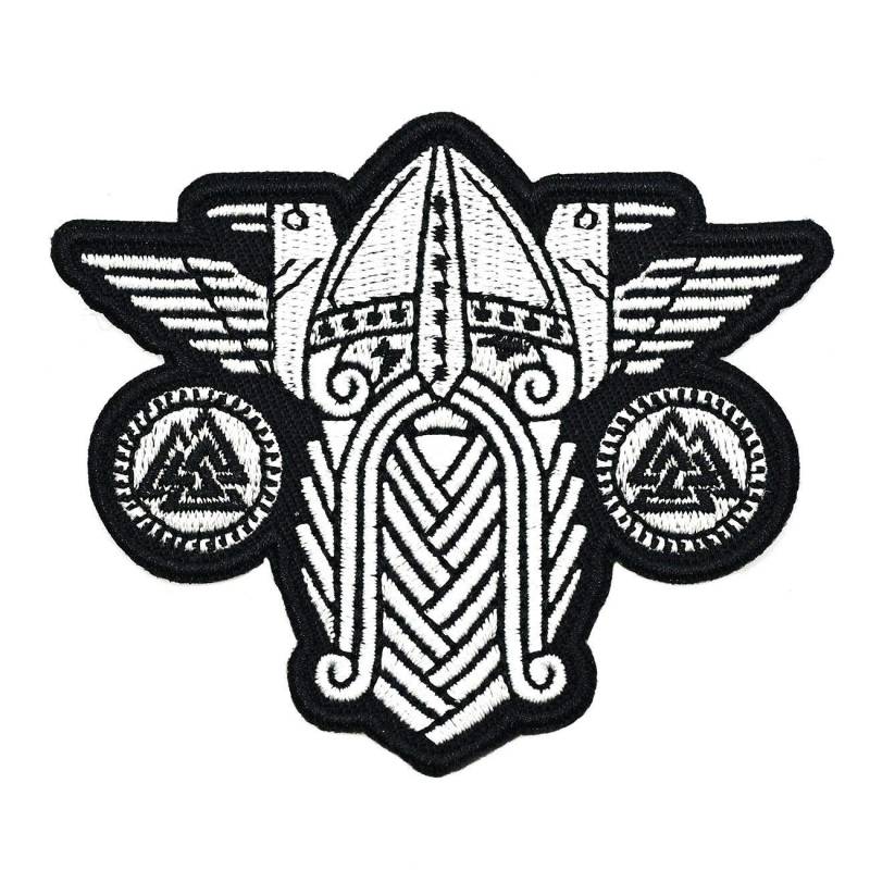 Aufnäher Aufbügler Patch Wotan Wodan Odin Göttervater Wikinger Walhalla von SONS OF ODIN