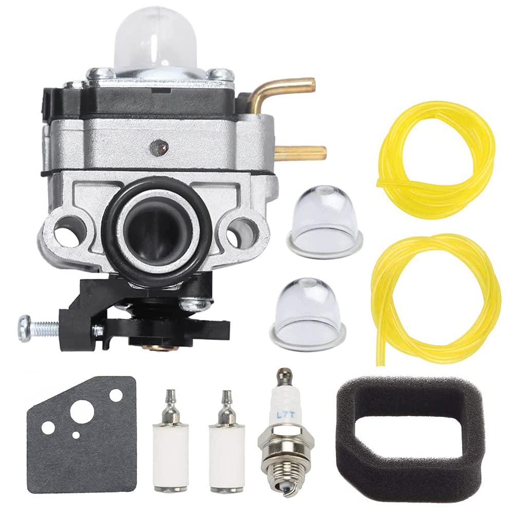 753-06258A Vergaser für Ryobi RY252CS RY253SS RY251PH RY254BC 2 Zyklus 25cc Gas-Saitentrimmer Craftsman MTD Kultivator Edger Motor Vergaser mit Luftfilter Tune-Up Kit von SOOGE