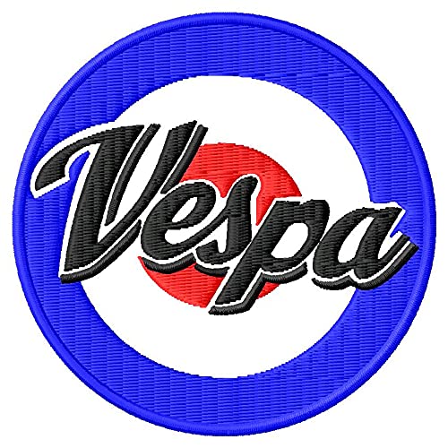 VES Target Patch für Vespa Bikers Cosa Daniela ET2 ET4 50 LX PX 125 150 250 Motorrad Motorrad Aufnäher Parche Bordado Brodé Patch écusson Toppa Ricamata von SOOMFON