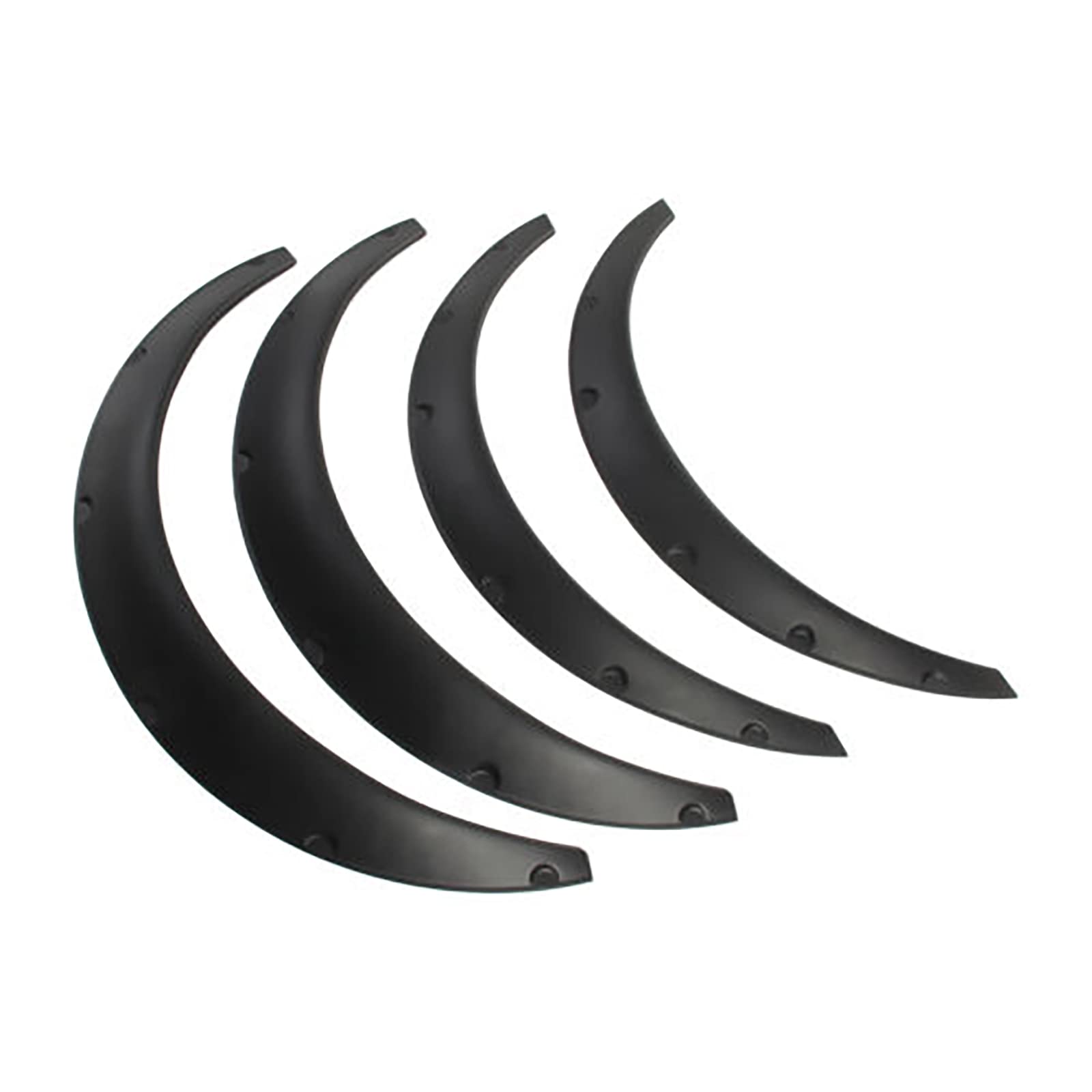 SOONHUA 4 Stück Auto Fender Flares Universal Schmutzfänger Spritzschutz Extra Breite Karosserie Radkästen Kotflügel für Auto SUV und Geländewagen, 8,9 cm von SOONHUA