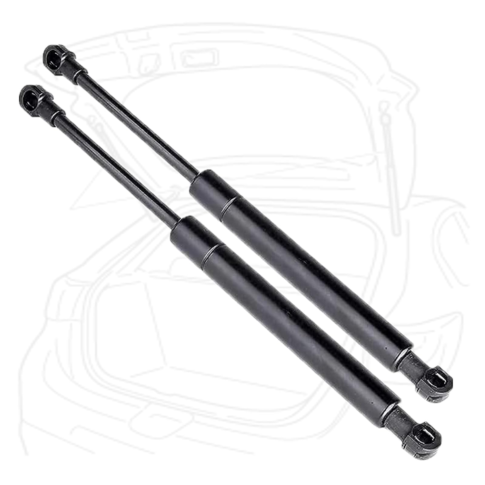 2 stück Auto Gasfeder Dämpfer Heckklappe für Nissan NV300 Van (X82) 2016-2020(OEM-1635435280)-90.5cm, Auto Kofferraum Heckklappendämpfer Gas Springs Stoßdämpfer Stützstangen von SORAD