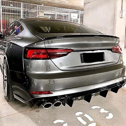 Auto Heckspoiler für Audi A5 S5 RS5 B9 Sportback Coupe 4 Door 2017-2020, Spoiler Heckspoiler Flügel Lippe Dauerhaft Auto Heckspoiler Kratzfest Heckspoiler Spoiler von SORAD