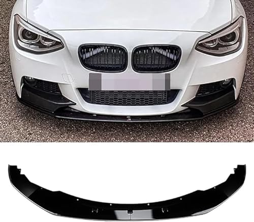 Car Front Lower Bumper Lip Spoiler für BMW 1er F20 F21 M Sport 2012 2013 2014, Sport-Performance Frontspoiler Auto Frontlippe Spoiler Frontspoiler-Stoßfängerlippe,A von SORAD