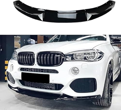 Car Front Lower Bumper Lip Spoiler für BMW X5 F15 2014-2018, Sport-Performance Frontspoiler Auto Frontlippe Spoiler Frontspoiler-Stoßfängerlippe von SORAD