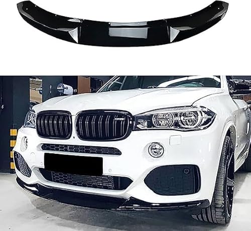 Frontlippe Spoiler für BMW X5 F15 2014-2018 M Sport MP, Stoßfängerlippe Spoilerlippe Dauerhaft AntiKollision Frontspoiler Protector,A von SORAD