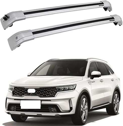 2 Stück Dachträger für Kia Sorento III/Prime 2020 2021 2022, Querträger Gepäck Cargo Top Dachgepäckträger, Auto Dachgepäckablage Zubehör von SORAE